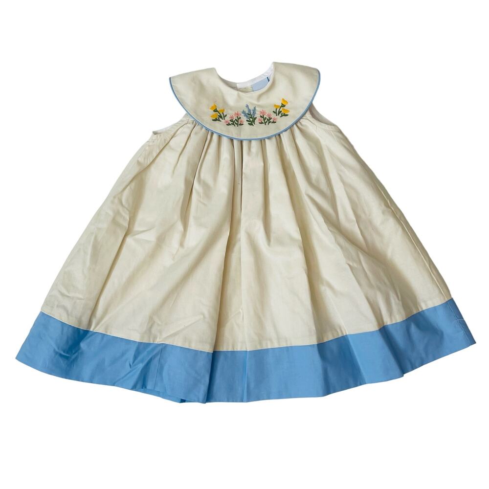 NWT Bailey Boys Size 24M Heritage Blue Floral Float Dress